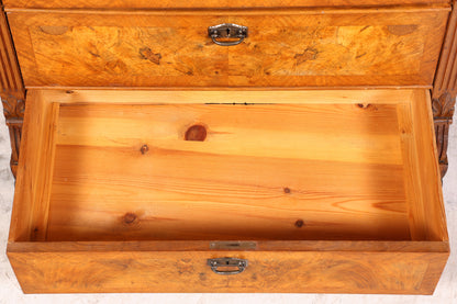 Traumhafter Gründerzeit Sekretär Vertiko Highboard Louis Philippe Kommode Sekretär Schrank um 1880