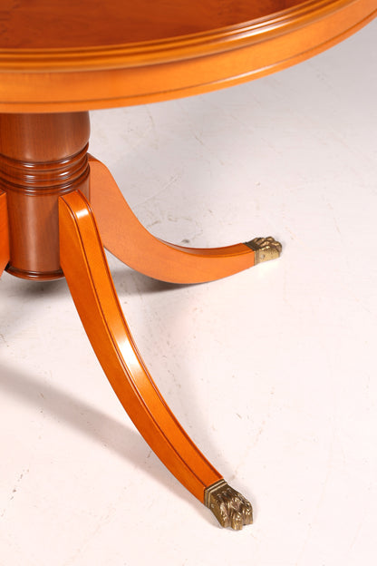 Wunderschöner Englischer Esstisch Eibe Ausziehbar Rund Tisch Esszimmertisch Küchentisch Antik Vintage