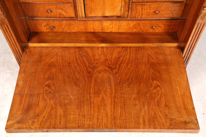 Traumhafter Gründerzeit Sekretär Vertiko Highboard Louis Philippe Kommode Sekretär Schrank um 1880