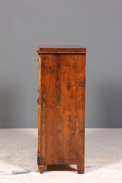 Stilvoller Gründerzeit Sekretär Vertiko Highboard Louis Philippe Kommode Sekretär Schrank um 1880