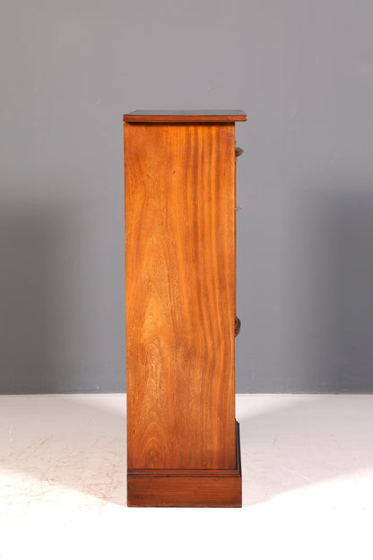 Traumhafte Jugendstil Vitrine Eiche Antik Holz Bücherschrank Schrank Geschirrschrank Glasvitrine Vintage