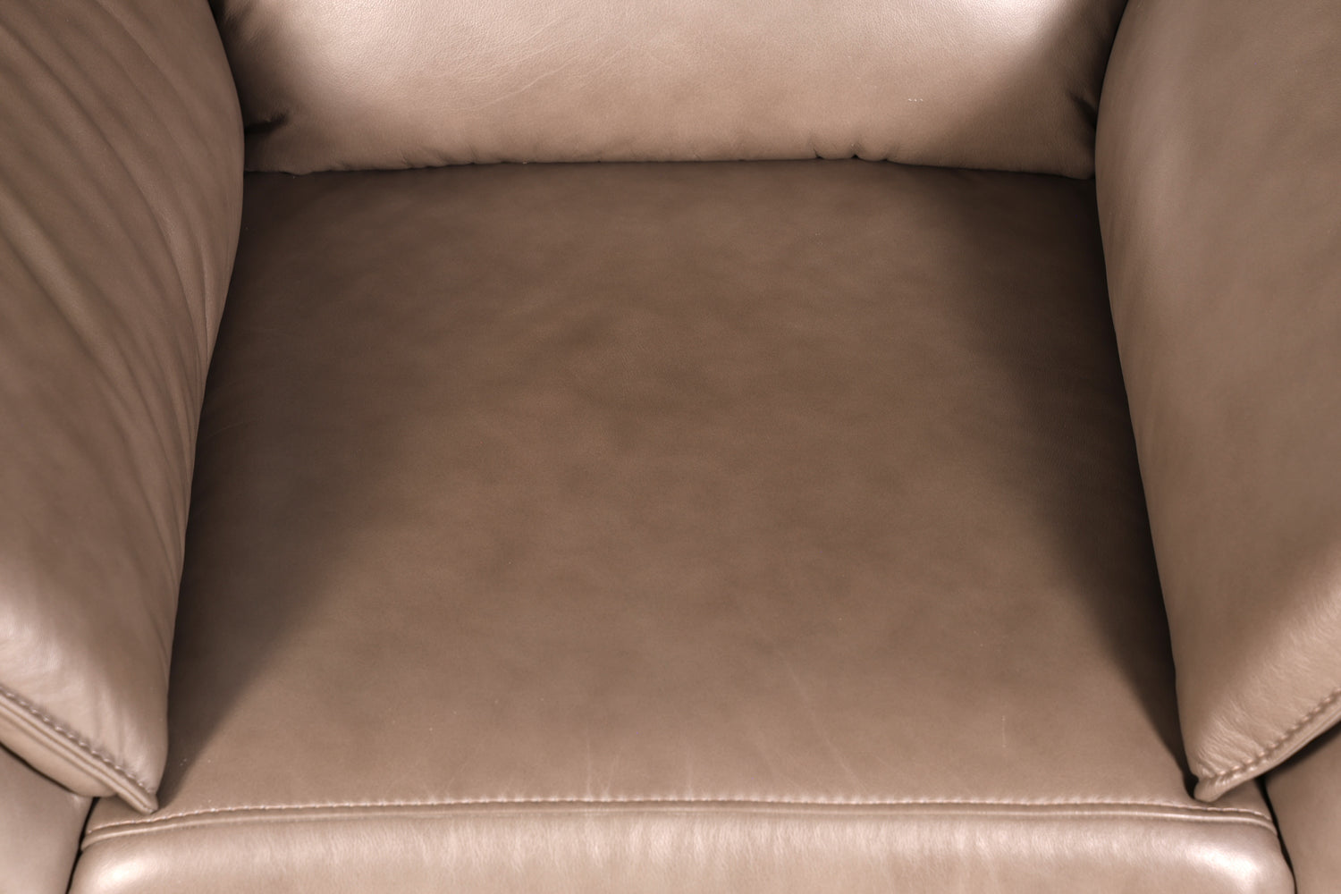Wunderschöner Moderner Ledersessel Taupe Echt Leder Relaxsessel Loungesessel Polstersessel Armlehnsessel Vintage