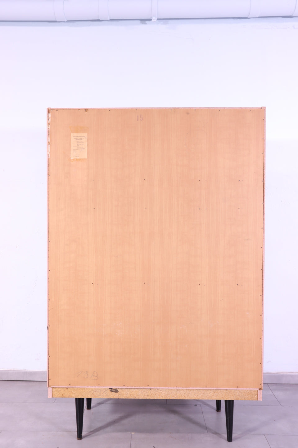 Schlichter Mid Century Sekretär Vintage Bücherregal Vintage Kommode