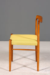 Wunderschöner Mid Century Teak Holz Stuhl Retro Stuhl Danish Design Küchenstuhl Sekretär Stuhl