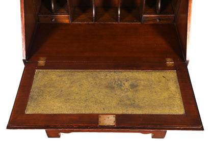 Wunderschöner Englischer Sekretär echt Lederauflage Schreibkommode Mahagoni Schreibtisch Kommode