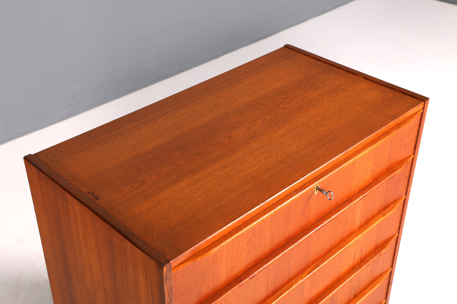 Traumhafte Mid Century Kommode Teak Holz Sideboard Vintage Schubladen Kommode