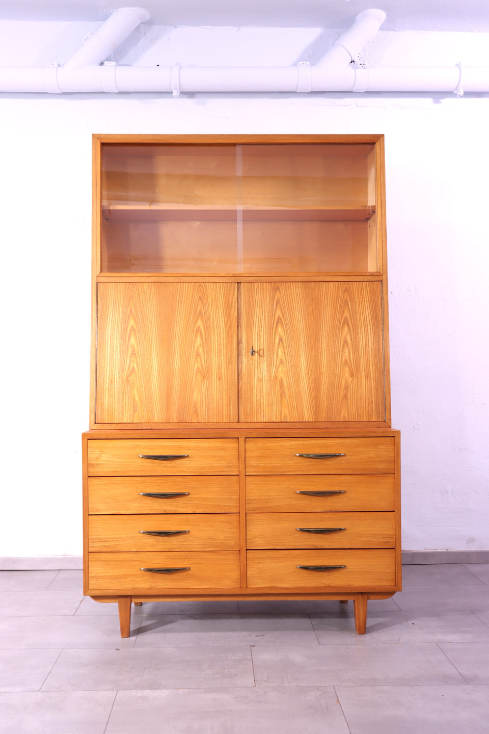Seltenes Mid Century Highboard Vintage Kommode 60s Schrank