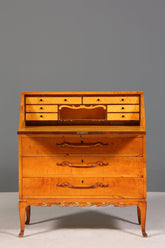 Edler Sekretär um 1930 Büro Kommode echt Holz Sekretär Schreibtisch Kommode
