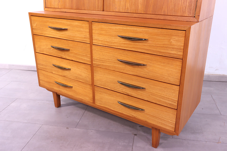 Seltenes Mid Century Highboard Vintage Kommode 60s Schrank