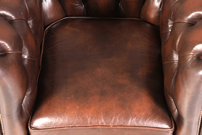 Stilvoller Original Chesterfield Sessel Englischer Armlehnsessel Englisch Herrensessel