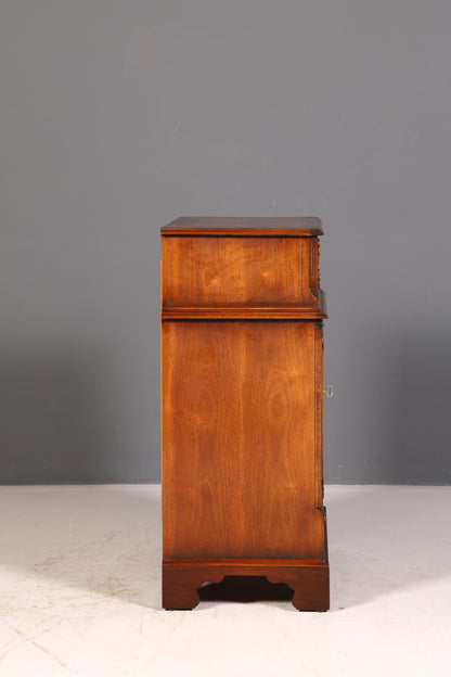 Wunderschöner Englischer Schrank Mahagoni Antik Anrichte Hifi Schrank Kommode Vintage