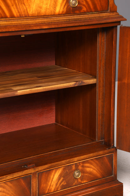 Wunderschöner Englischer Schrank Mahagoni Antik Anrichte Hifi Schrank Kommode Vintage