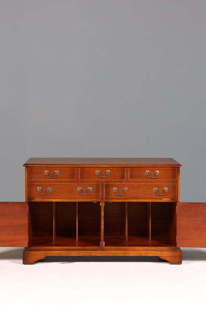 Wunderschöne Englische Kommode Holz Schallplatten Schrank Antik Sideboard Hifi Kommode