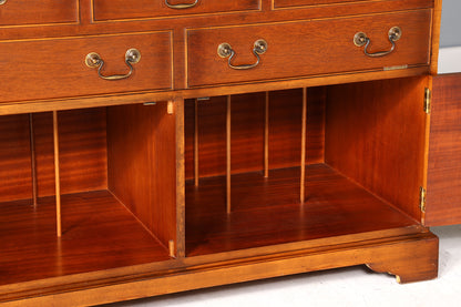 Wunderschöne Englische Kommode Holz Schallplatten Schrank Antik Sideboard Hifi Kommode
