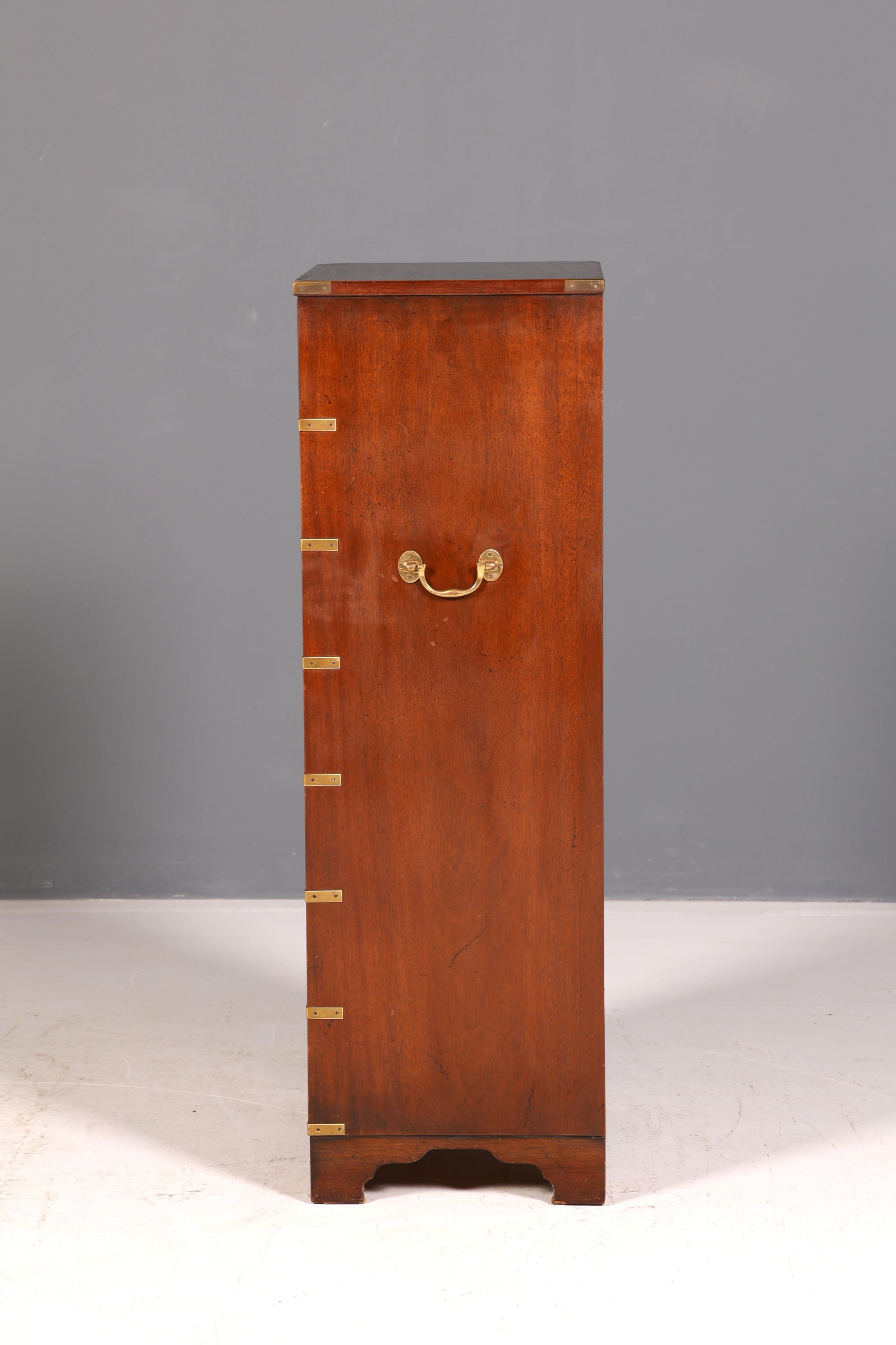 Wunderschöne Maritime Kommode Englisch Vertiko Military Chest Schrank Schubladenkommode Antik Vintage