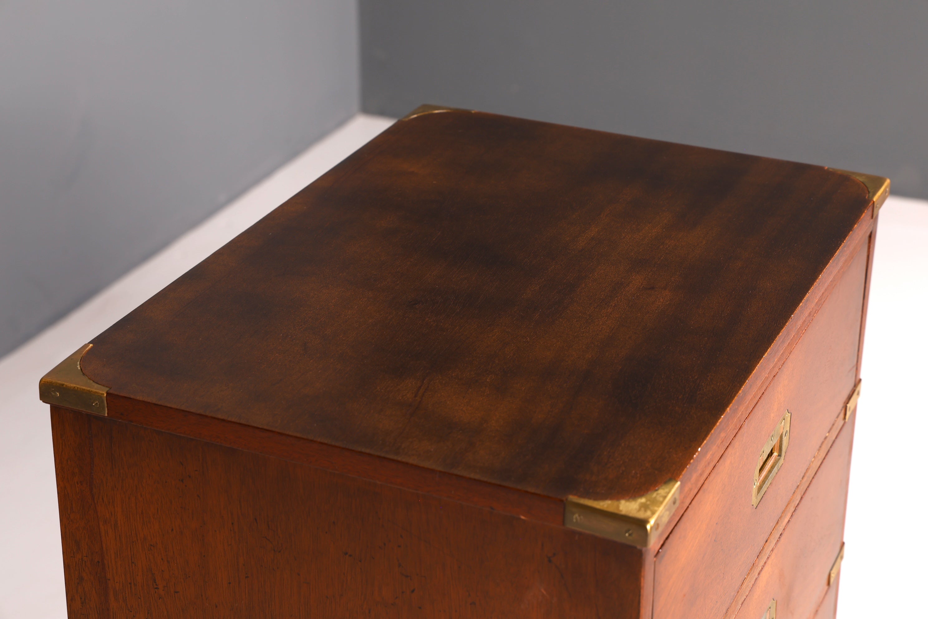 Wunderschöne Maritime Kommode Englisch Vertiko Military Chest Schrank Schubladenkommode Antik Vintage