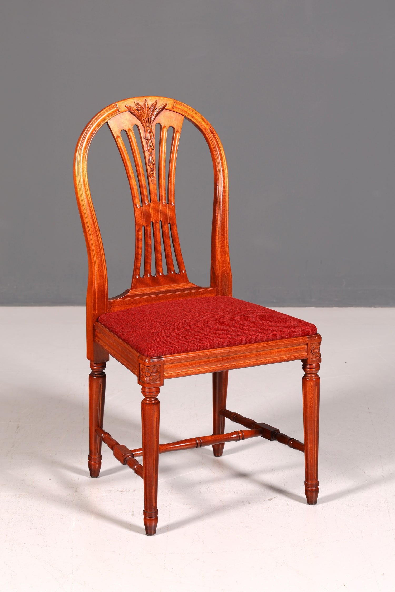 4x Edle Englische Stühle Englisch Dining Chairs Antik 60er Jahre Regency Küchenstühle Stuhlset
