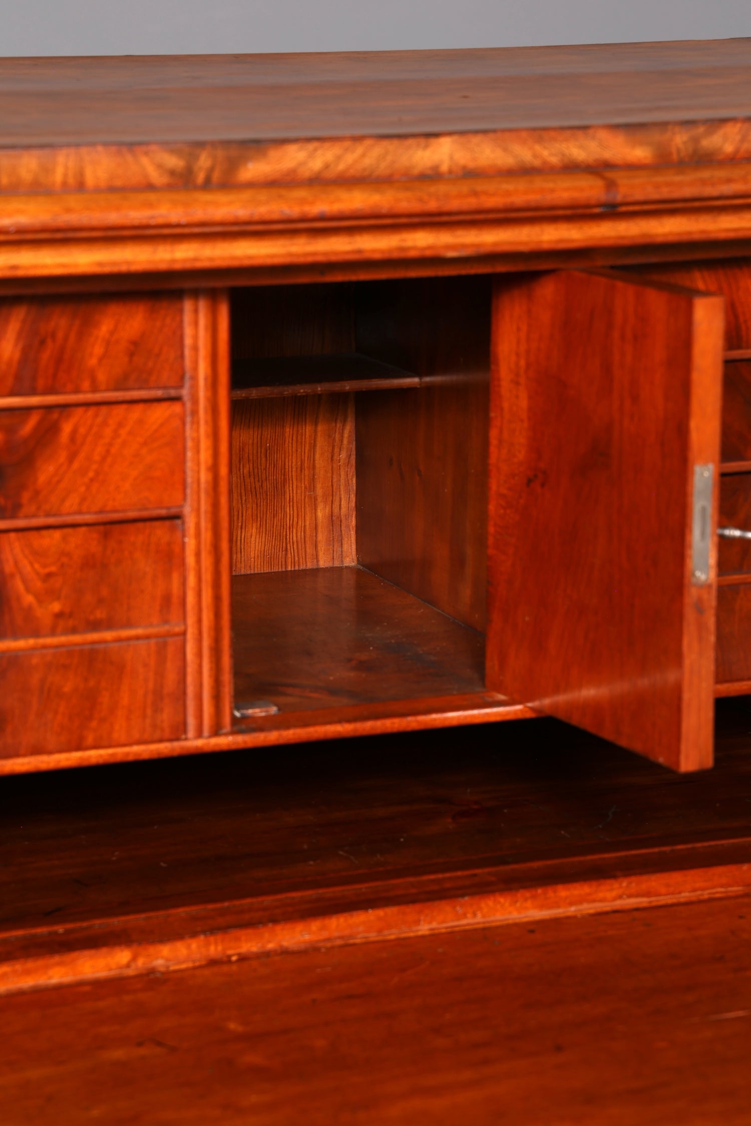 Wunderschöner Louis Philippe Sekretär Vertiko Highboard Gründerzeit Kommode Schrank um 1880 Antik Vintage