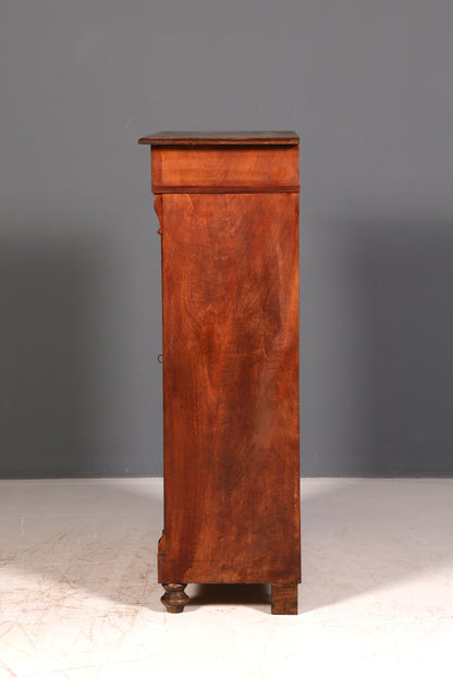 Traumhaftes Jugendstil Vertiko Gründerzeit Schrank Antik Highboard Kommode Buffet Vintage