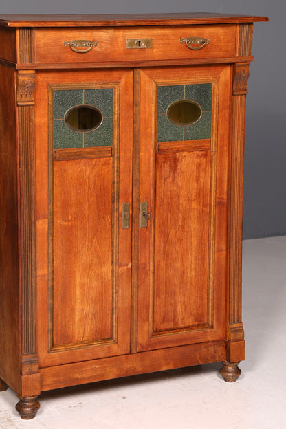 Traumhaftes Jugendstil Vertiko Gründerzeit Schrank Antik Highboard Kommode Buffet Vintage
