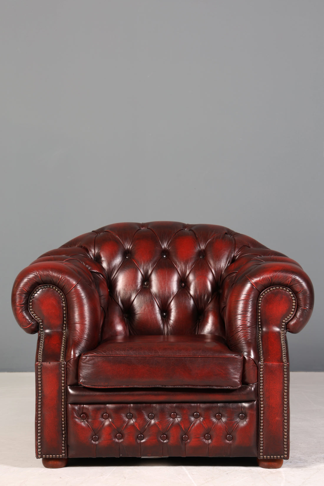 Wunderschöner Original Chesterfield Centurion Sessel Englischer Armlehnsessel Englisch Herrensessel