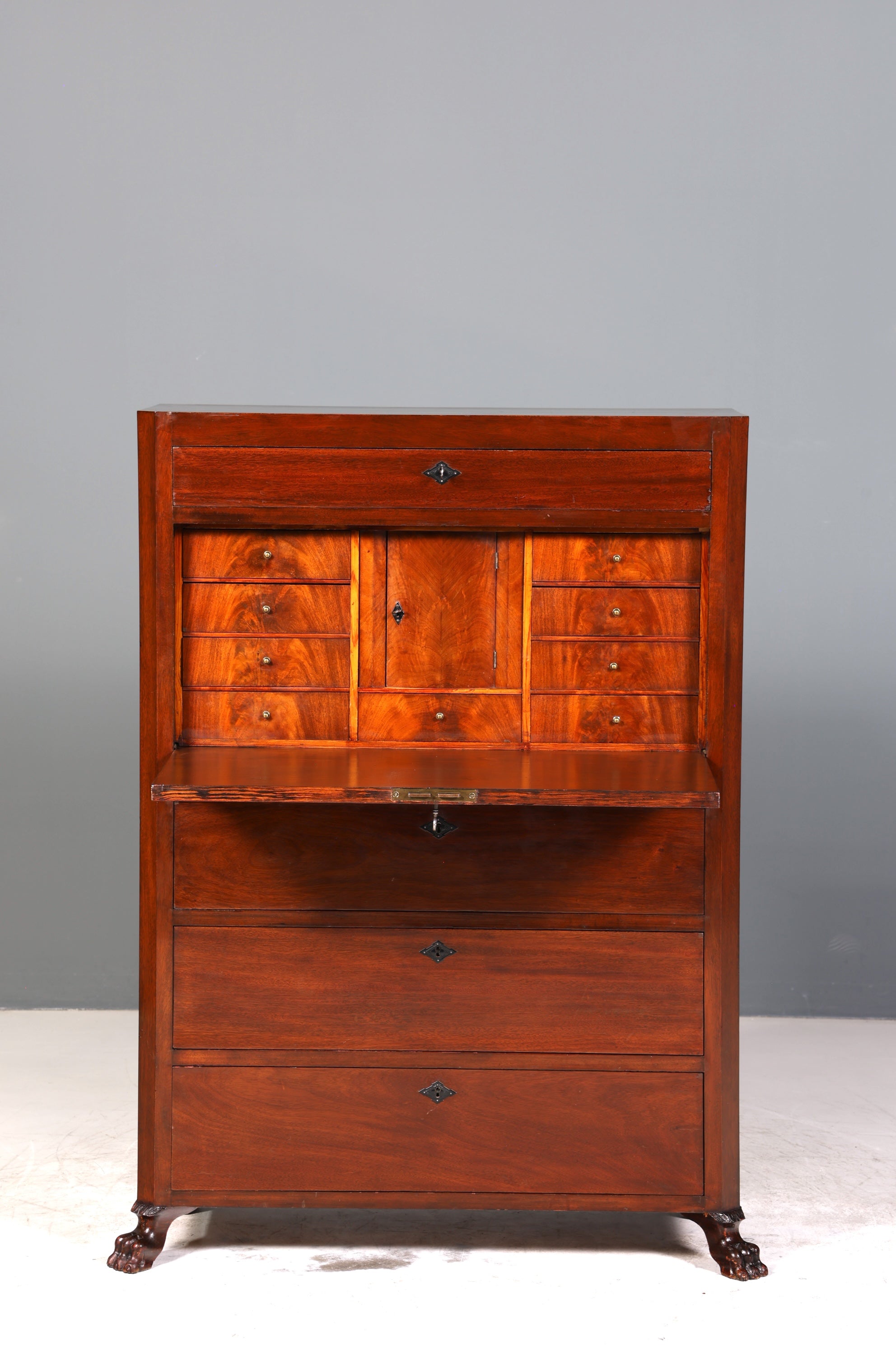 Traumhafter Louis Philippe Sekretär Vertiko Biedermeier Kommode Schubladenkommode