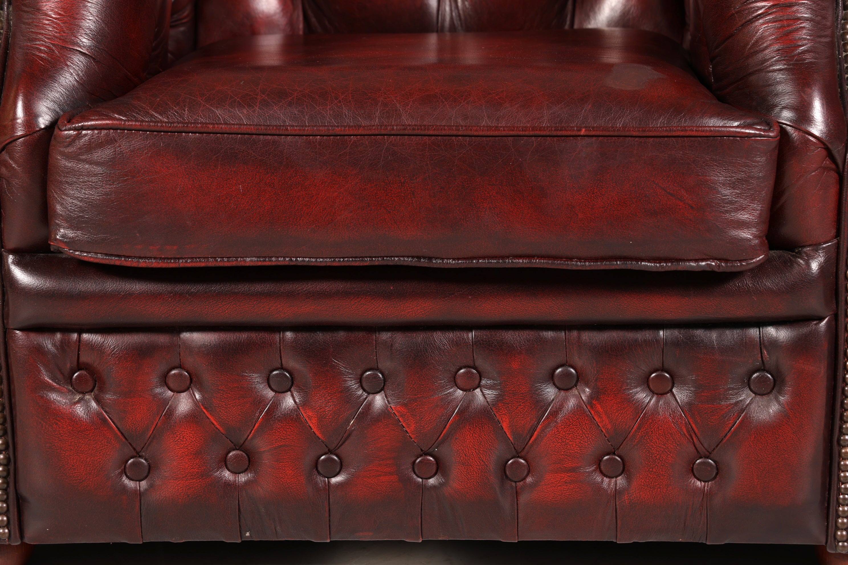 Wunderschöner Original Chesterfield Centurion Sessel Englischer Armlehnsessel Englisch Herrensessel