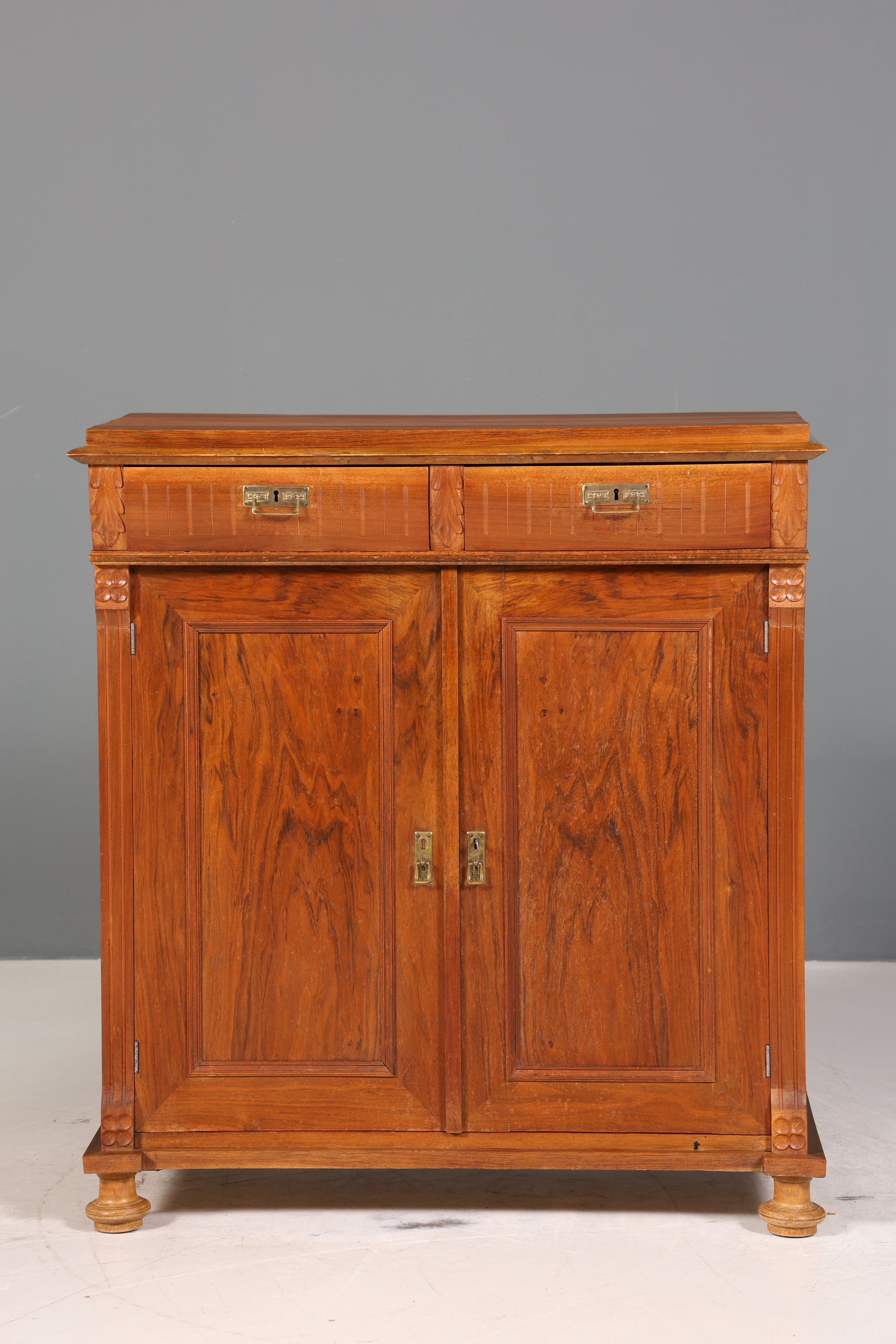 Wunderschöner Gründerzeit Vertiko echt Holz Antik Jugendstil Schrank Kommode