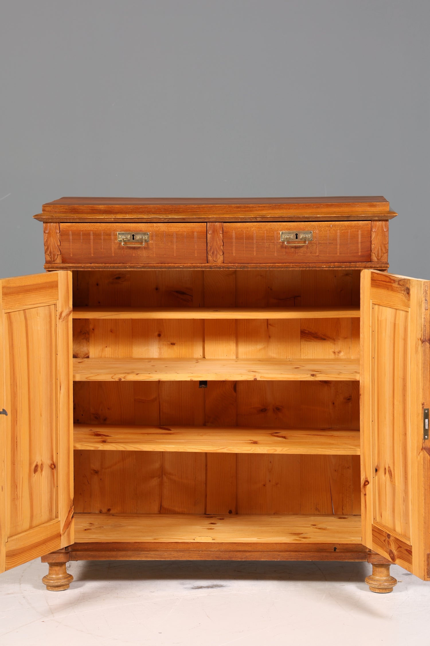 Wunderschöner Gründerzeit Vertiko echt Holz Antik Jugendstil Schrank Kommode