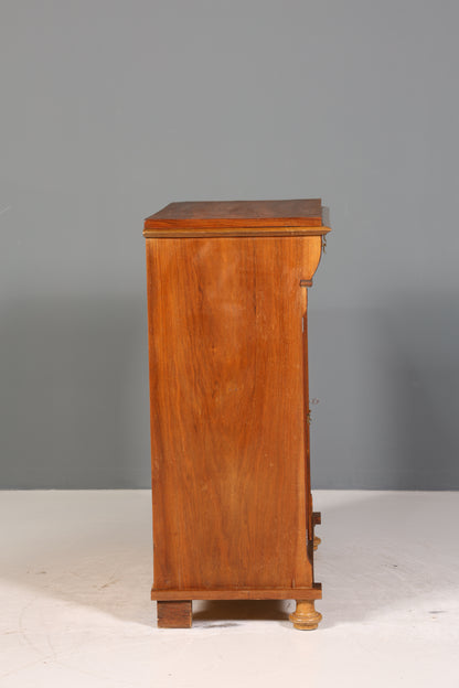 Wunderschöner Gründerzeit Vertiko echt Holz Antik Jugendstil Schrank Kommode
