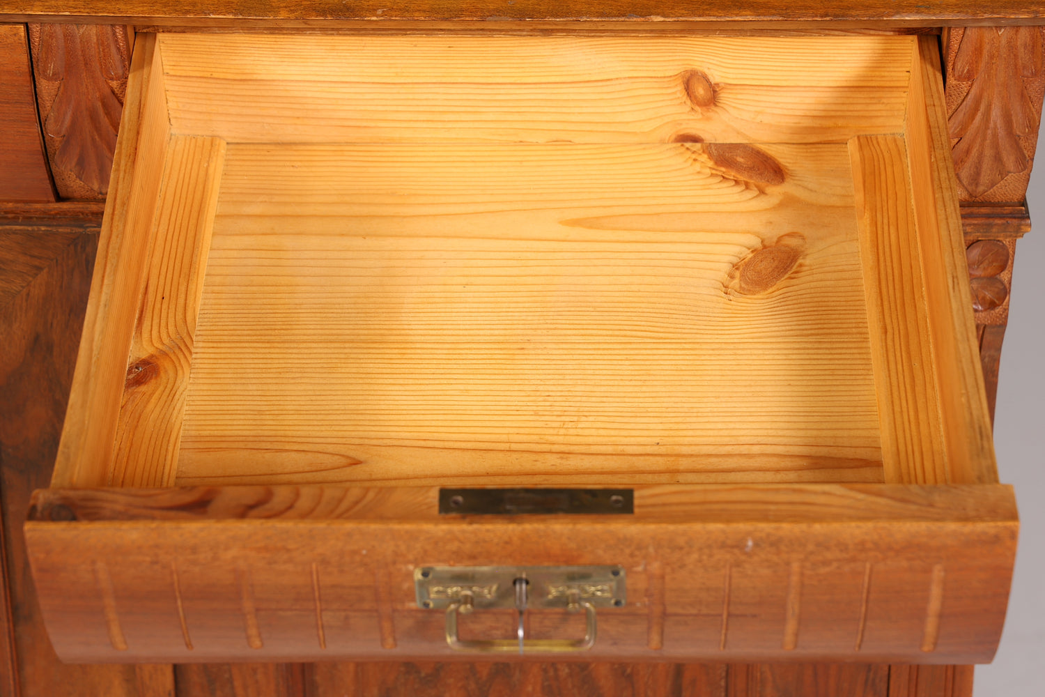 Wunderschöner Gründerzeit Vertiko echt Holz Antik Jugendstil Schrank Kommode