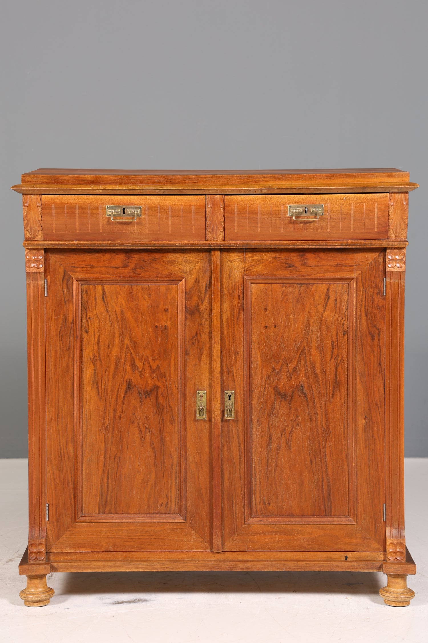 Wunderschöner Gründerzeit Vertiko echt Holz Antik Jugendstil Schrank Kommode