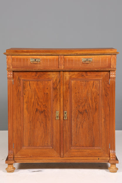 Wunderschöner Gründerzeit Vertiko echt Holz Antik Jugendstil Schrank Kommode