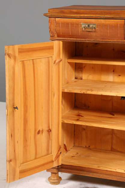 Wunderschöner Gründerzeit Vertiko echt Holz Antik Jugendstil Schrank Kommode