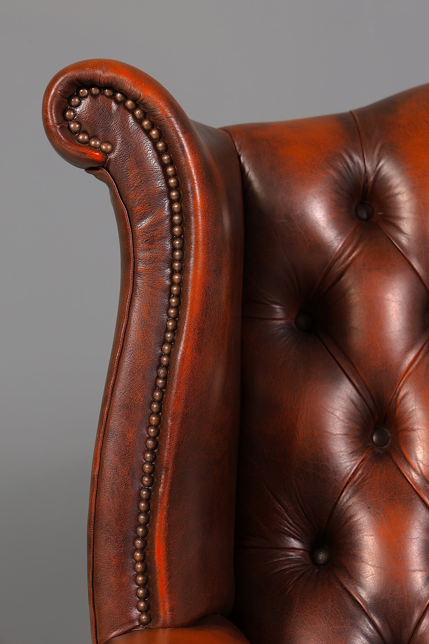 Wunderschönes Original Centurion Queen Anne Sofa 3-Sitzer Couch Chesterfield England Polstersofa
