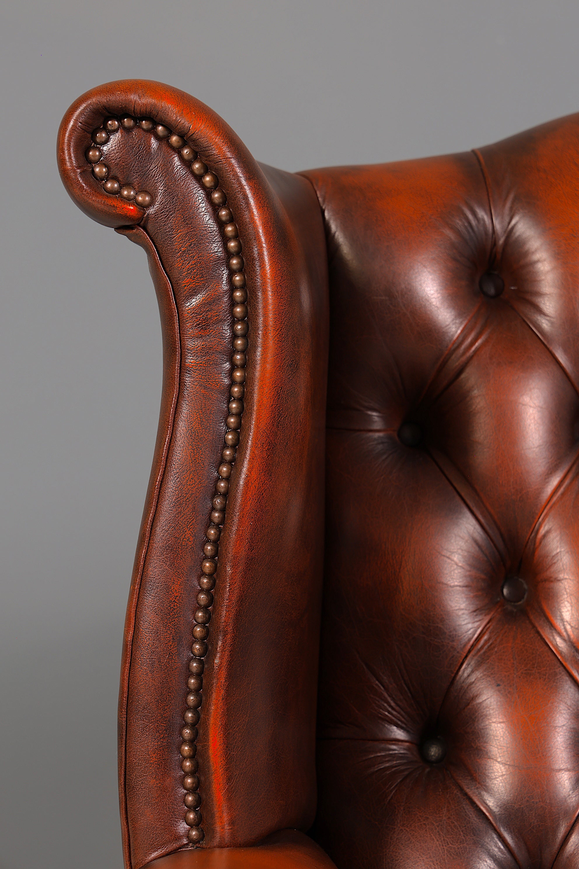 Wunderschönes Original Centurion Queen Anne Sofa 3-Sitzer Couch Chesterfield England Polstersofa