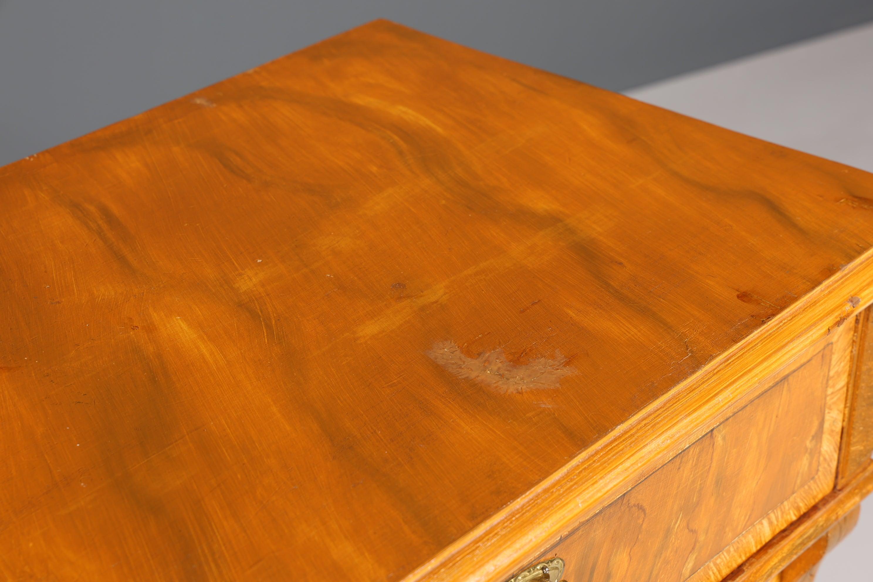 Traumhaftes Gründerzeit Vertiko Jugendstil Schrank Antik Highboard Kommode Schubladenkommode