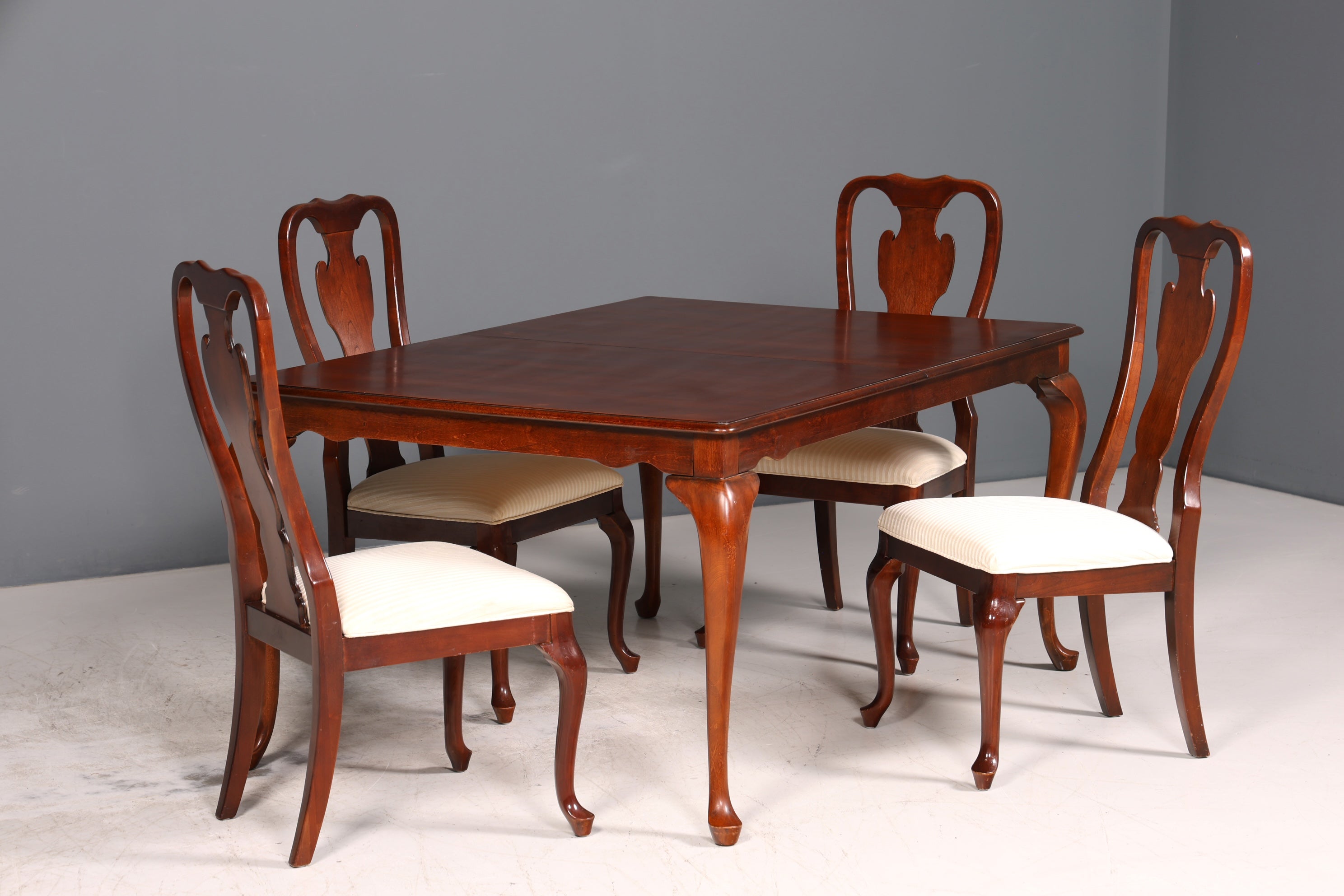 4x Edle Drexel Heritage Stühle Amerikanisch USA Chippendale Stil Stuhlset Küchenstuhl Set Esszimmer Stühle