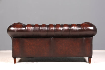 Wunderschönes Original Chesterfield Sofa 2-Sitzer Couch England Polstersofa