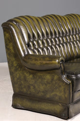 Wunderschönes Original Chesterfield Sofa 3- Sitzer echt Leder Couch Englisch