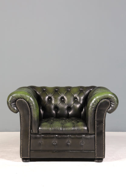 Stilvoller Original Chesterfield Sessel Englischer Armlehnsessel Englisch Herrensessel