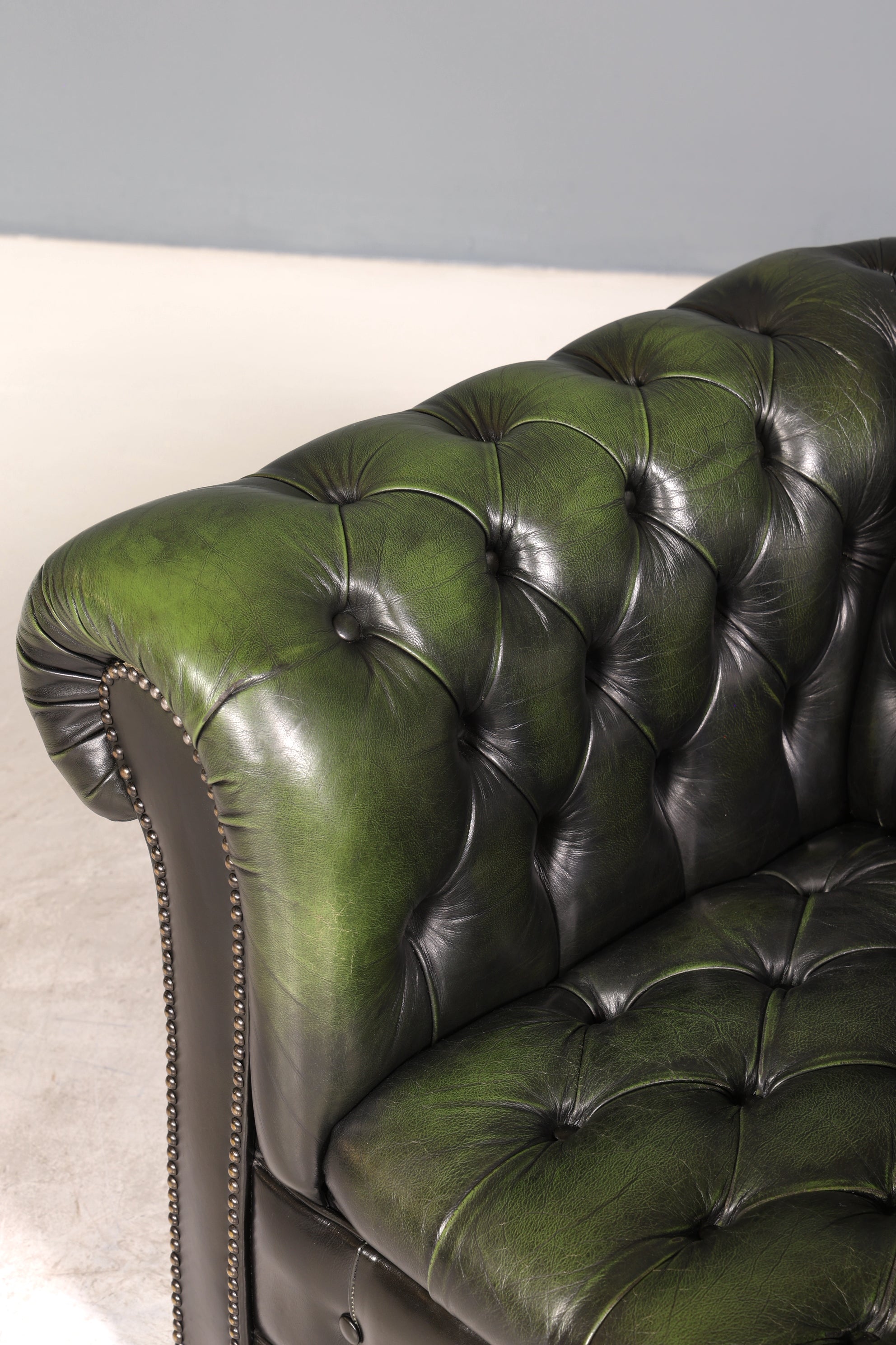 Stilvoller Original Chesterfield Sessel Englischer Armlehnsessel Englisch Herrensessel