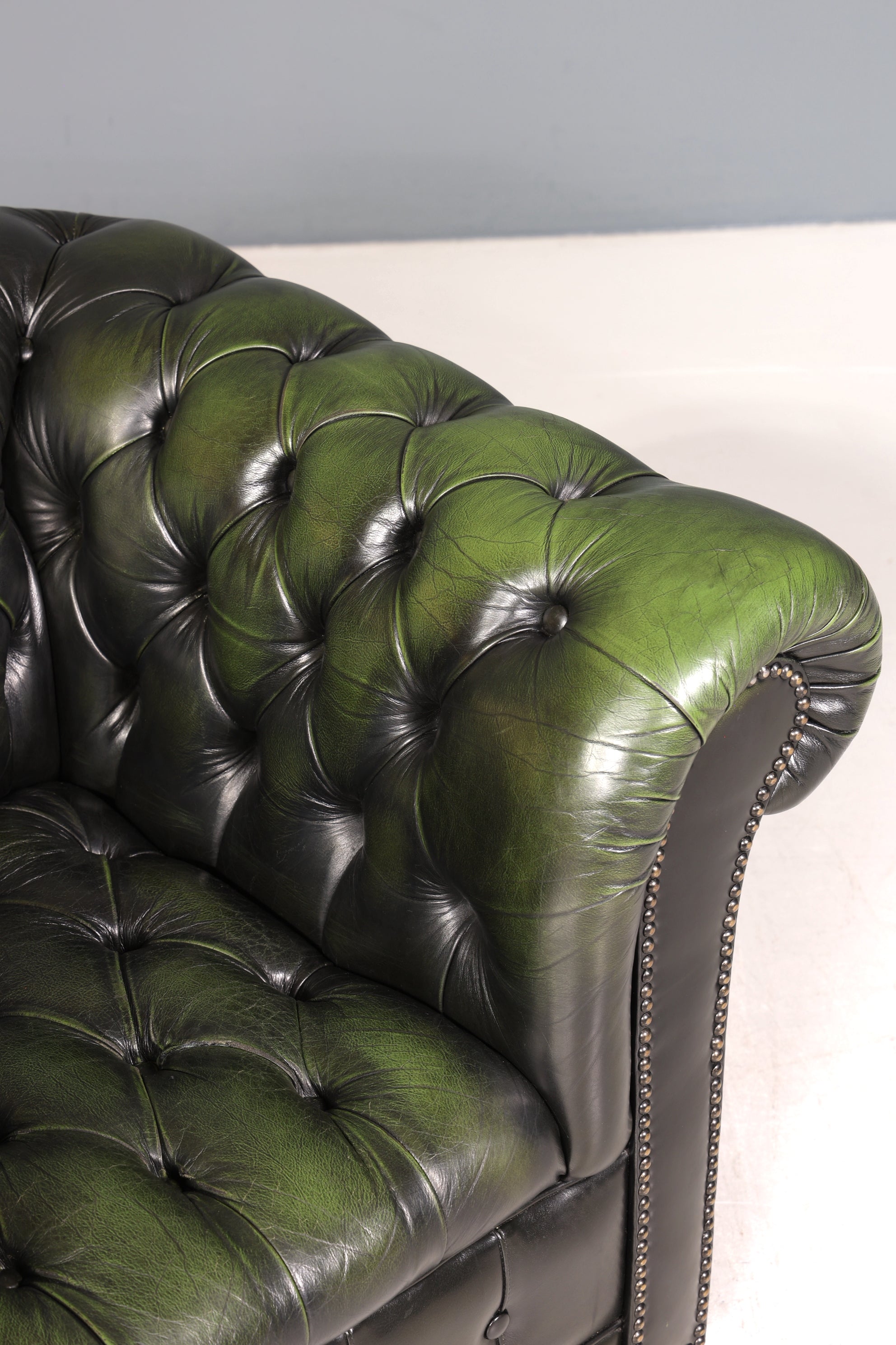 Stilvoller Original Chesterfield Sessel Englischer Armlehnsessel Englisch Herrensessel