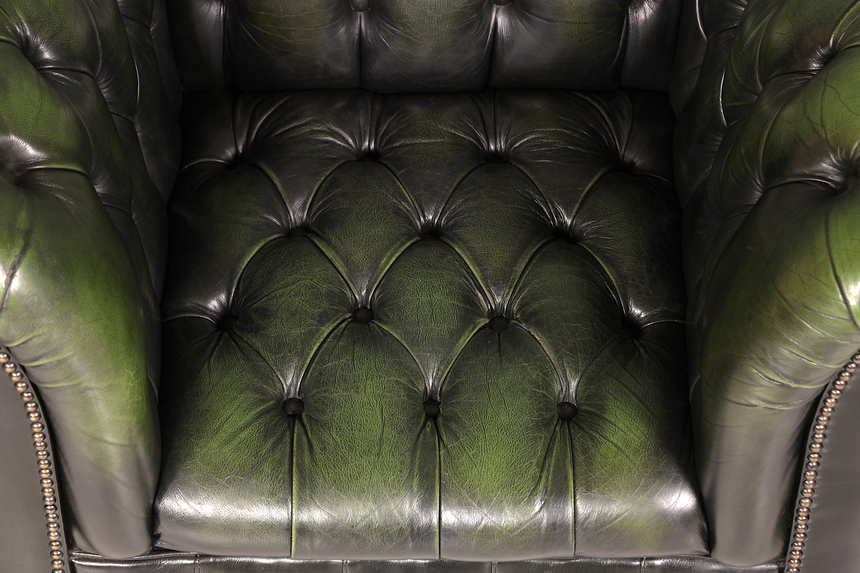 Stilvoller Original Chesterfield Sessel Englischer Armlehnsessel Englisch Herrensessel
