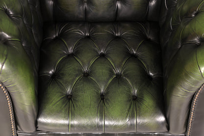 Stilvoller Original Chesterfield Sessel Englischer Armlehnsessel Englisch Herrensessel