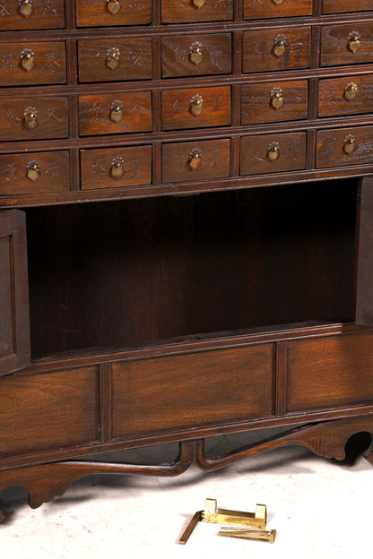 Wunderschöne Asiatische Kommode Apothekerschrank Asia Antik Schrank Schubladenkommode