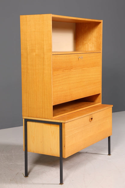 Original Hellerau Highboard Mid Century Sekretär Joachim Nebelung 430 Bauhaus Vintage Schrank