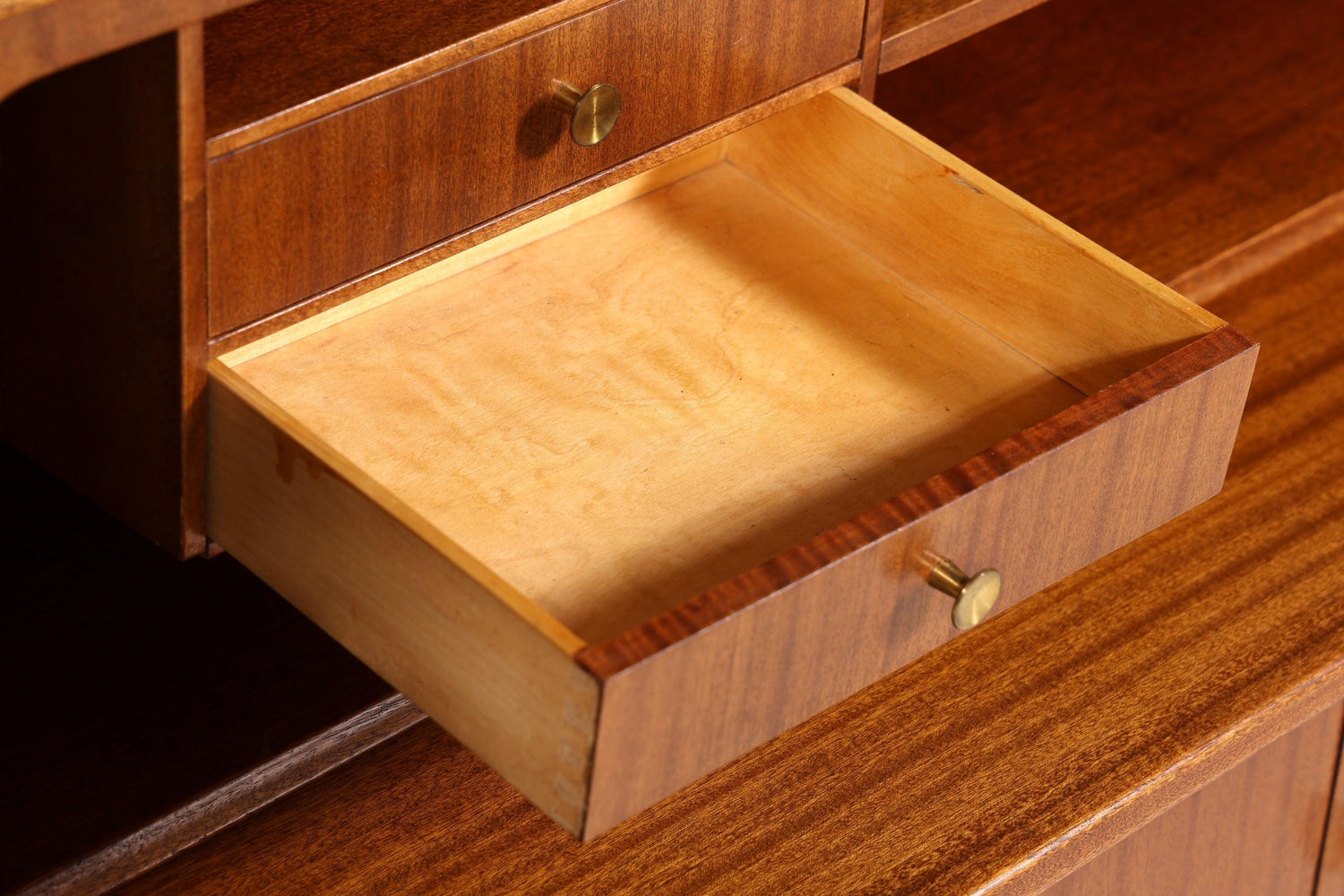 Stilvoller Mid Century Schrank &quot;Made in Denmark&quot; Highboard Sekretär Holz Regal Danish Design