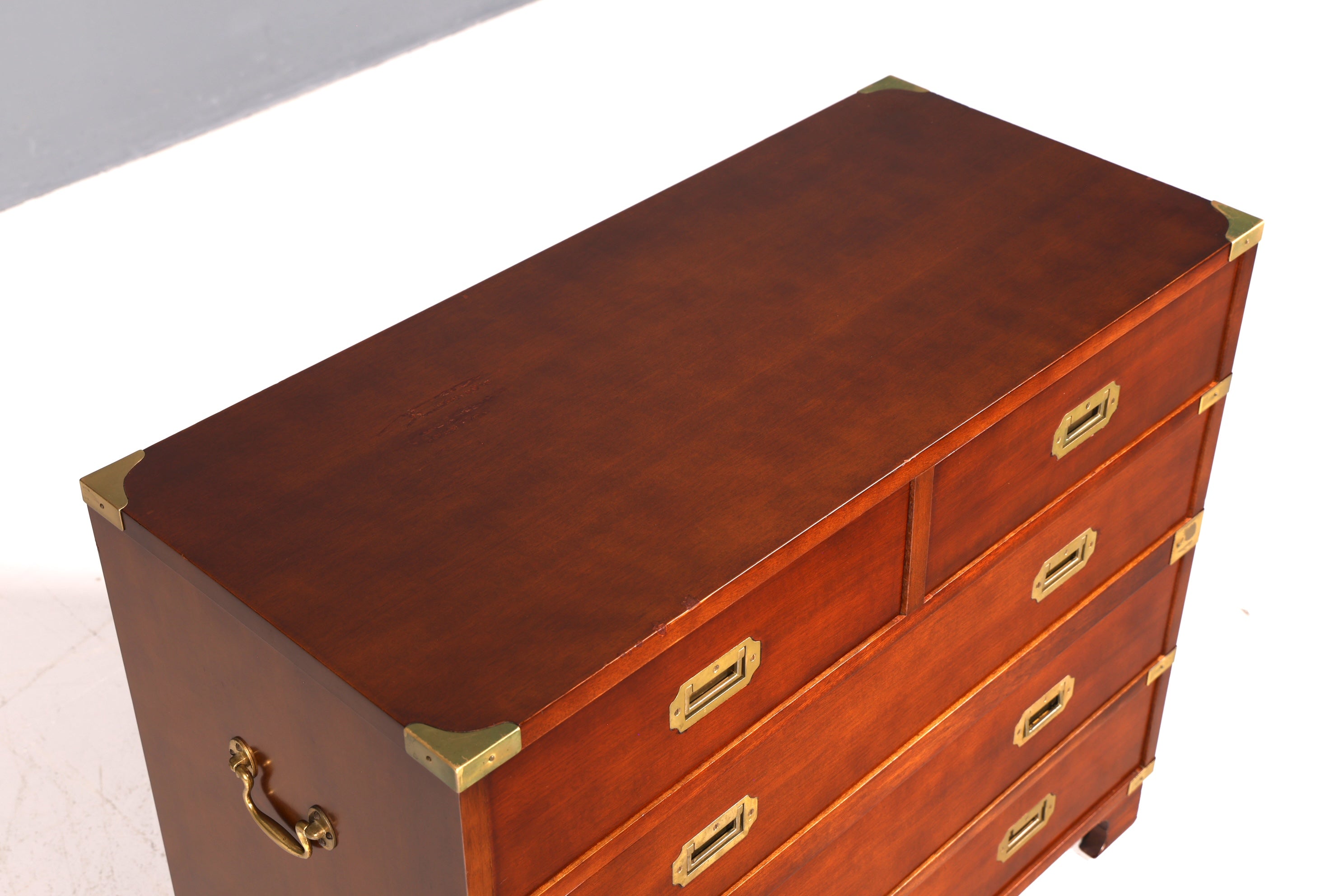Wunderschöne Maritime Kommode Englisch Military Chest Schrank Schubladenkommode Wäschekommode