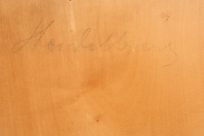 Dreamlike mid-century wardrobe, vintage cabinet, retro Danish design, teak linen cupboard, hallway cupboard